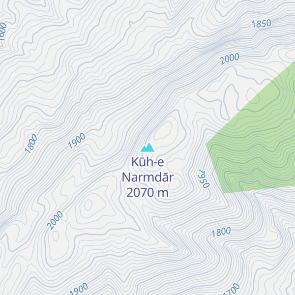 Map of Kūh-e Narmdār