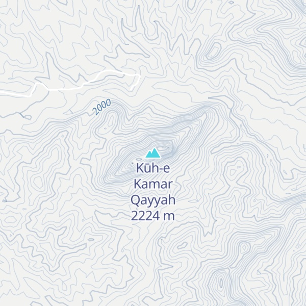 Map of Kūh-e Kamar Qayyah