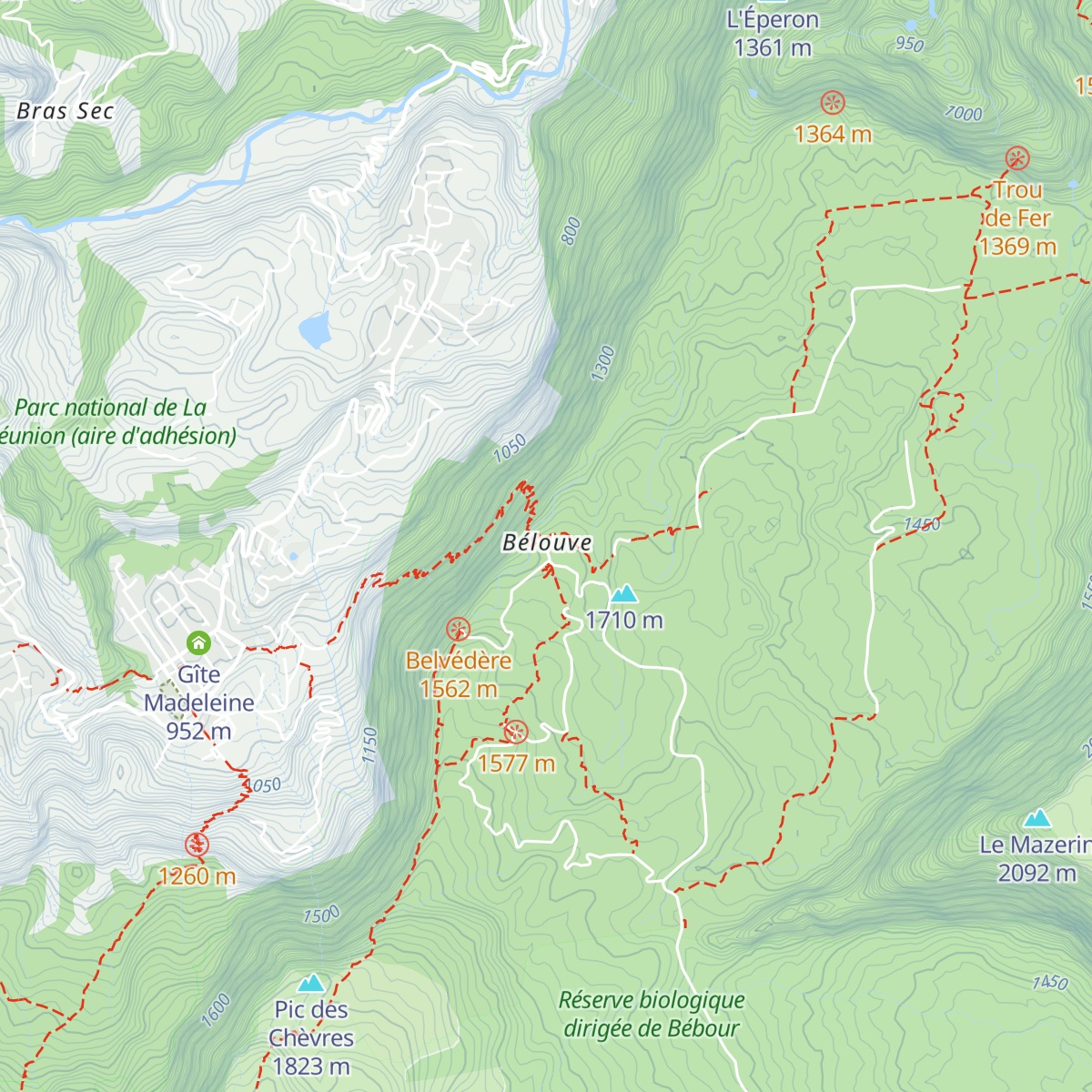 Gîte de Bélouve map