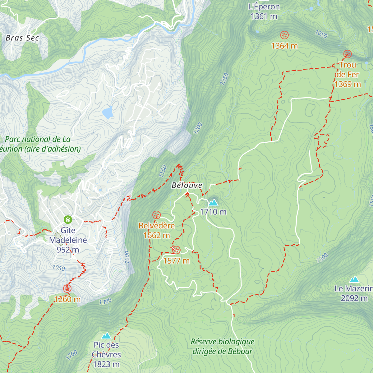 Gîte de Bélouve map