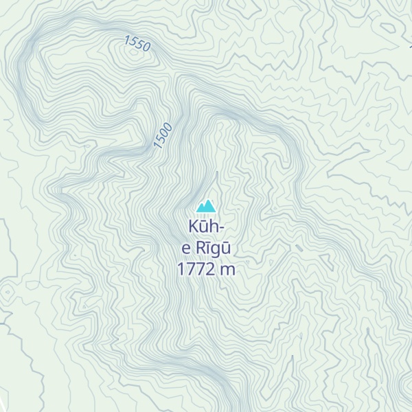 Map of Kūh-e Rīgū