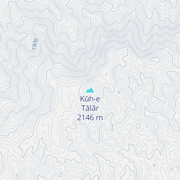 Map of Kūh-e Tālār