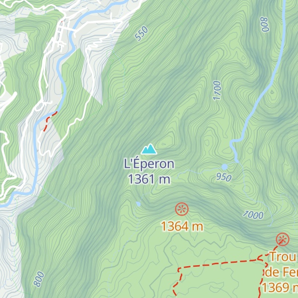 Map of L'Éperon