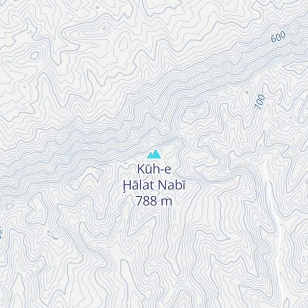 Map of Kūh-e Ḩālat Nabī