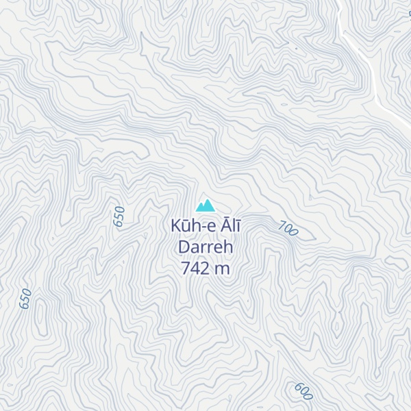 Map of Kūh-e Ālī Darreh