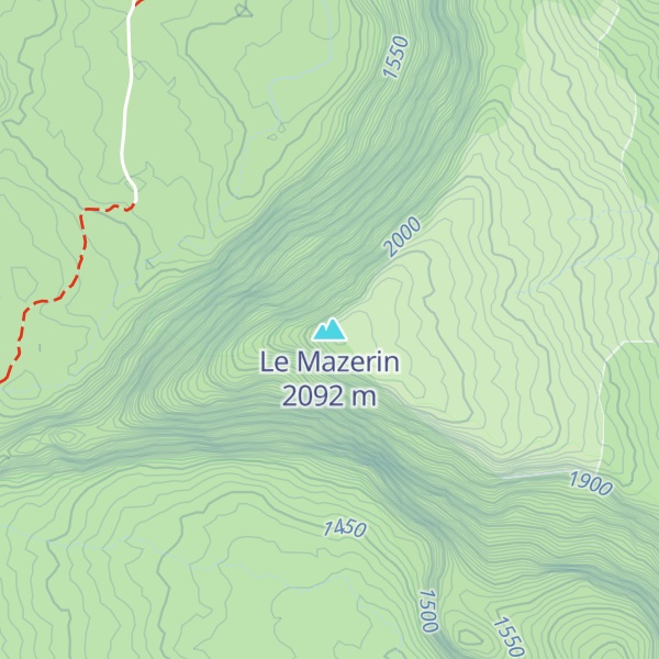 Map of Le Mazerin