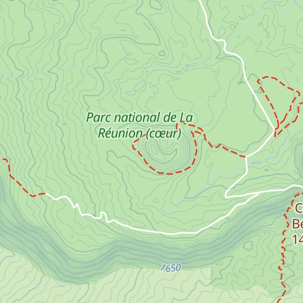Map of Piton Bébour