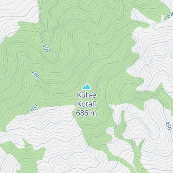 Map of Kūh-e Kotalī