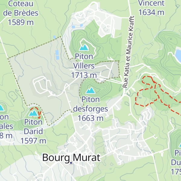 Map of Piton desforges