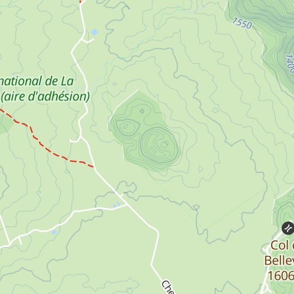 Map of Pitons Mare à Boue