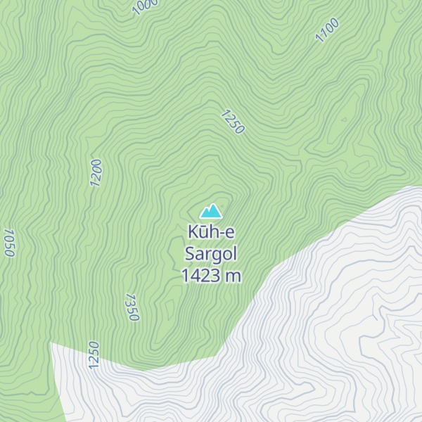 Map of Kūh-e Sargol