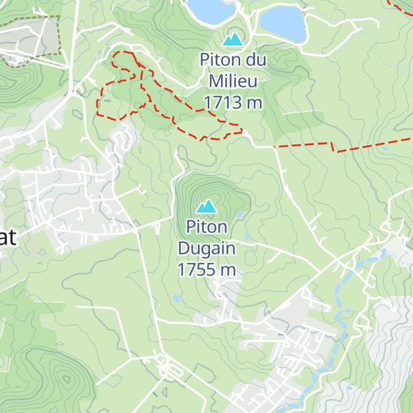 Map of Piton Dugain