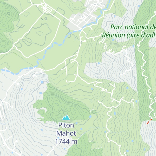 Map of Gîte Piton Mahot