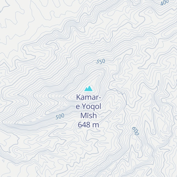 Map of Kamar-e Yoqol Mīsh