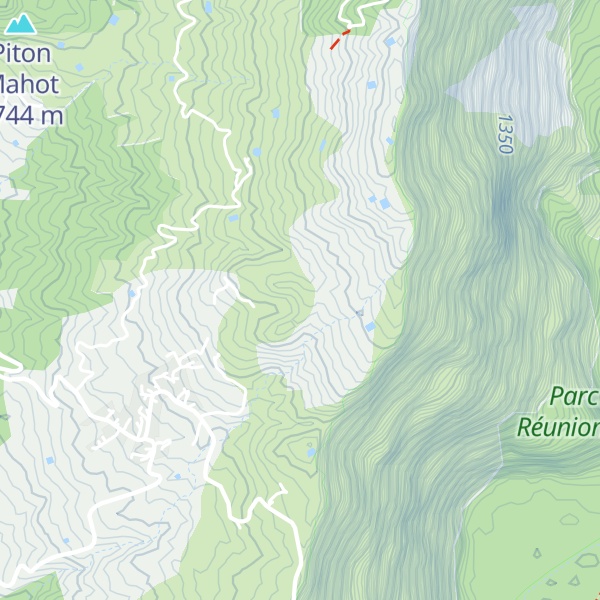 Map of Piton de Brèdes