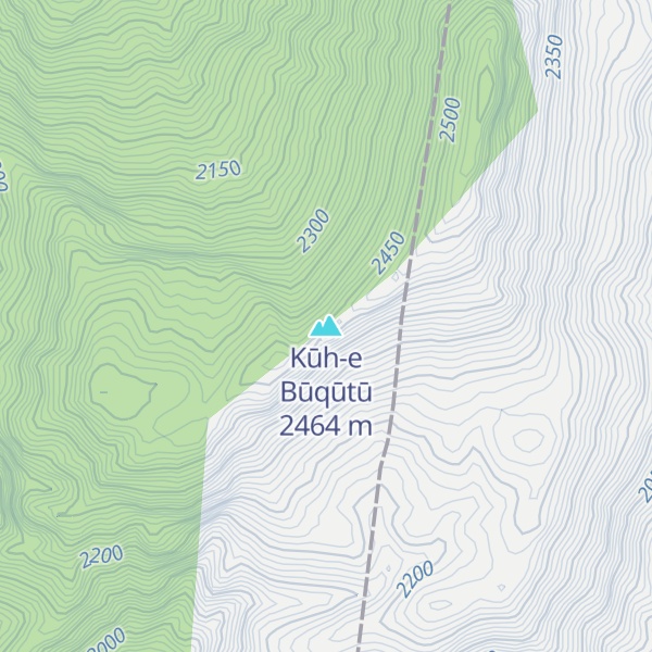 Map of Kūh-e Būqūtū