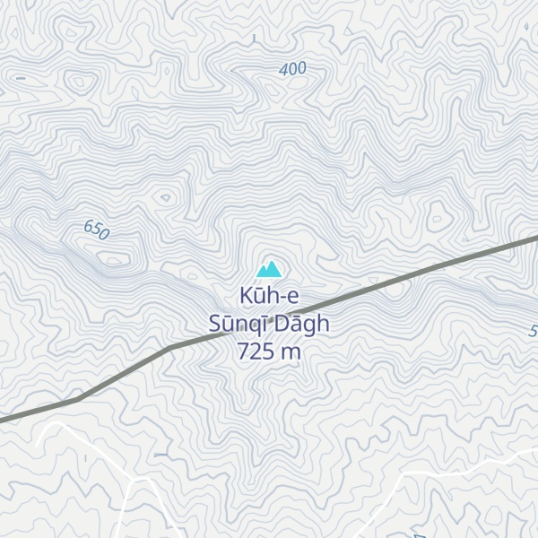 Map of Kūh-e Sūnqī Dāgh