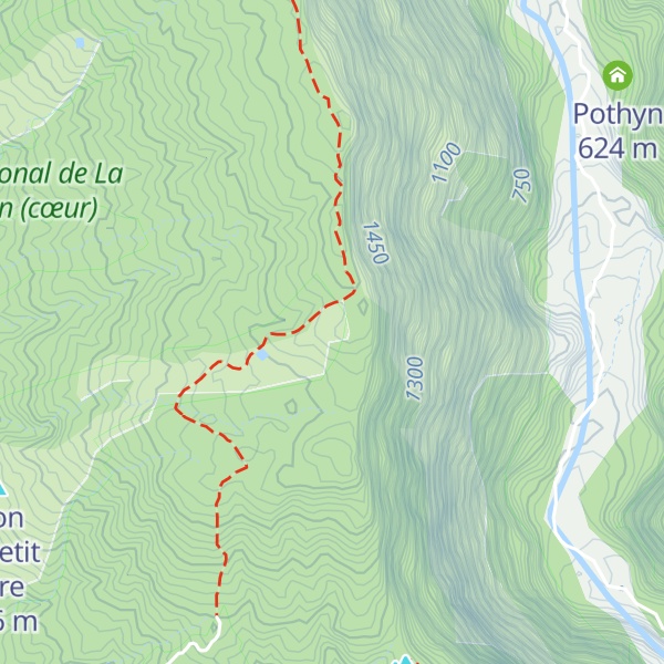 Map of La Mare