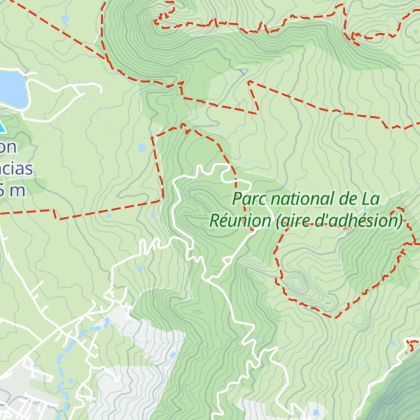 Map of Piton Guichard