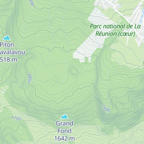 Map of Piton Louis