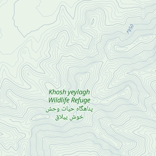 Map of Kūh-e Khersāb