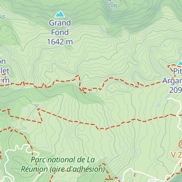 Map of Piton Misère