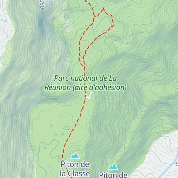 Map of Gîte de la Rivière des Remparts