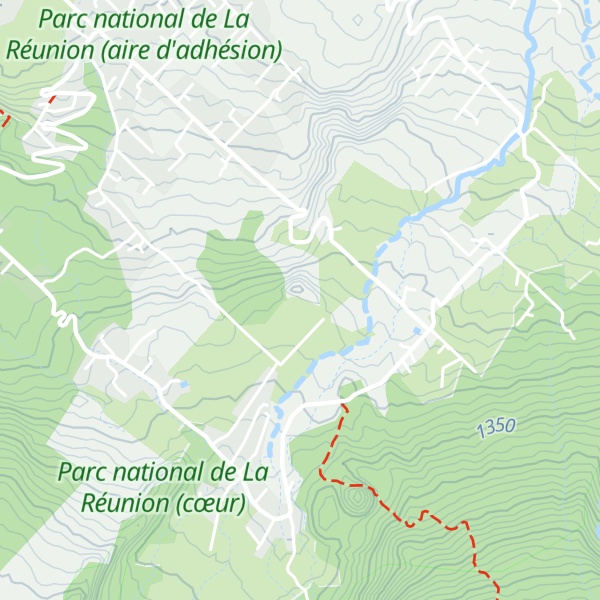 Map of Piton des Fées