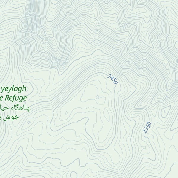 Map of Kūh-e Zarīvān