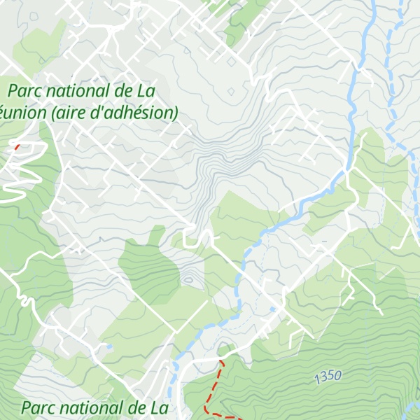 Map of Piton des Roches
