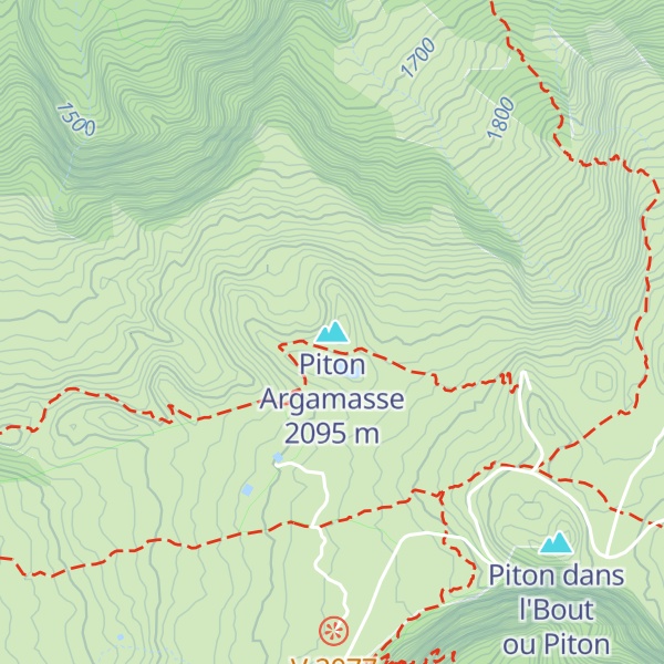 Map of Piton Argamasse
