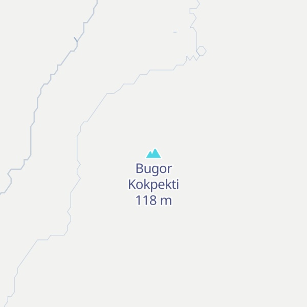 Map of Bugor Kokpekti