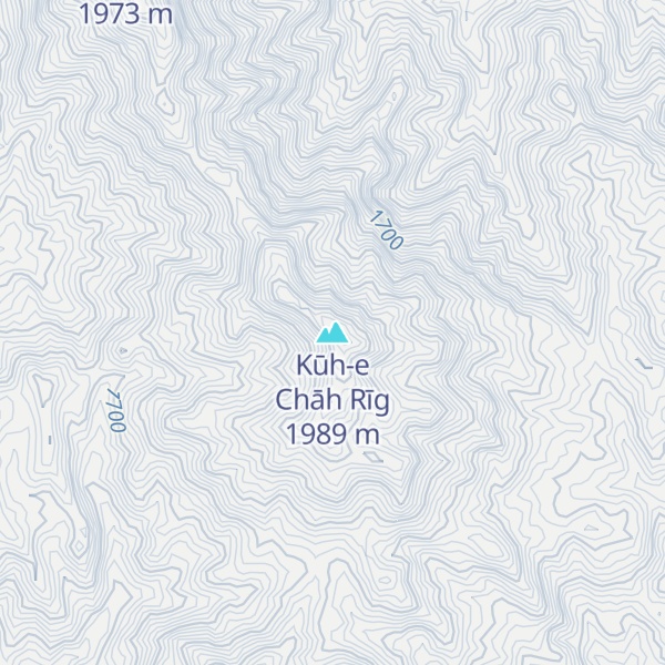Map of Kūh-e Chāh Rīg