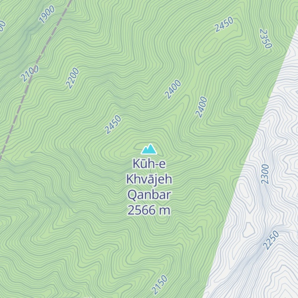 Map of Kūh-e Khvājeh Qanbar