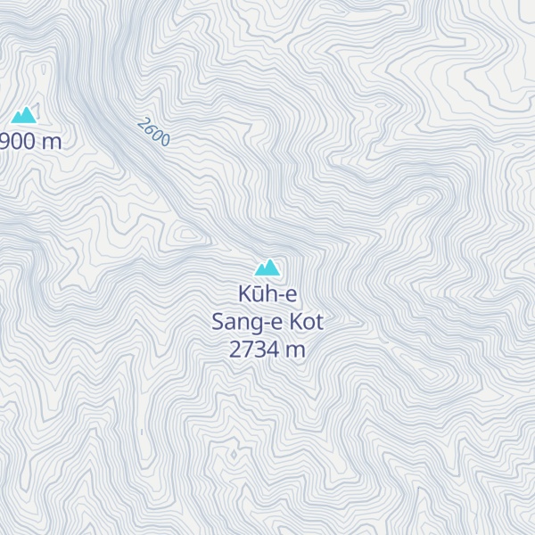 Map of Kūh-e Sang-e Kot