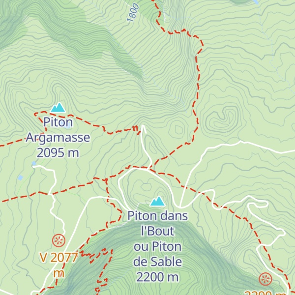 Map of Piton Textor