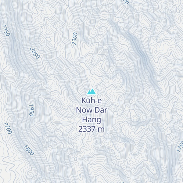 Map of Kūh-e Now Dar Hang