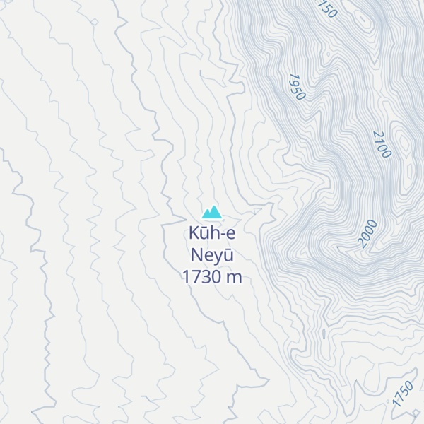 Map of Kūh-e Neyū