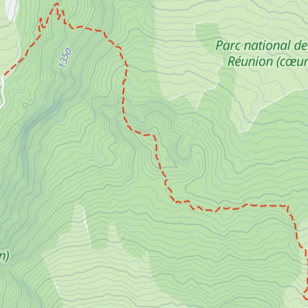 Map of Piton des Cabris