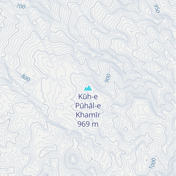 Map of Kūh-e Pūhāl-e Khamīr