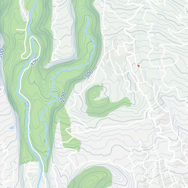 Map of Piton Papangue ou Piton Bel-Air