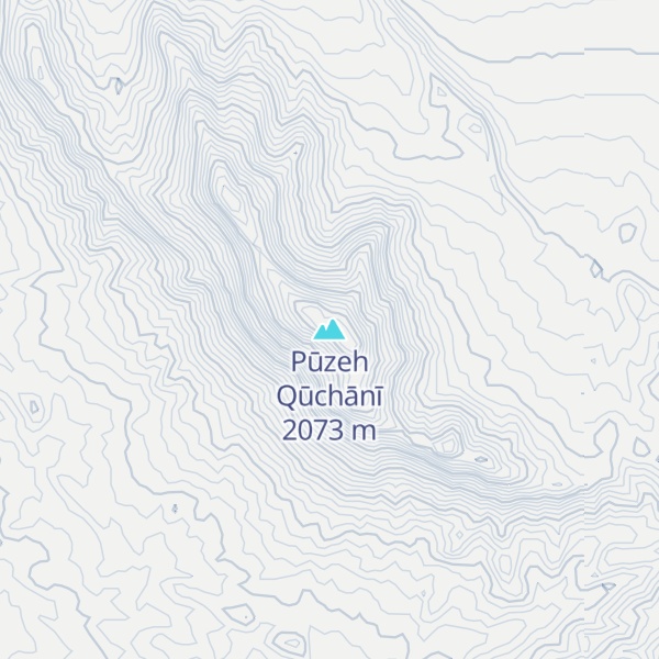 Map of Pūzeh Qūchānī
