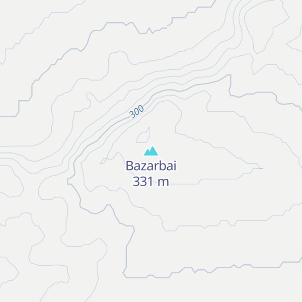 Map of Bazarbai