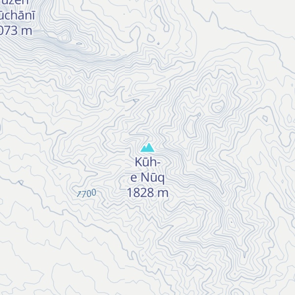Map of Kūh-e Nūq