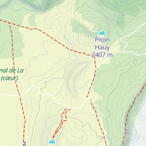 Map of Le Demi-Piton