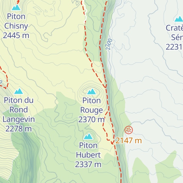 Map of Piton Rouge