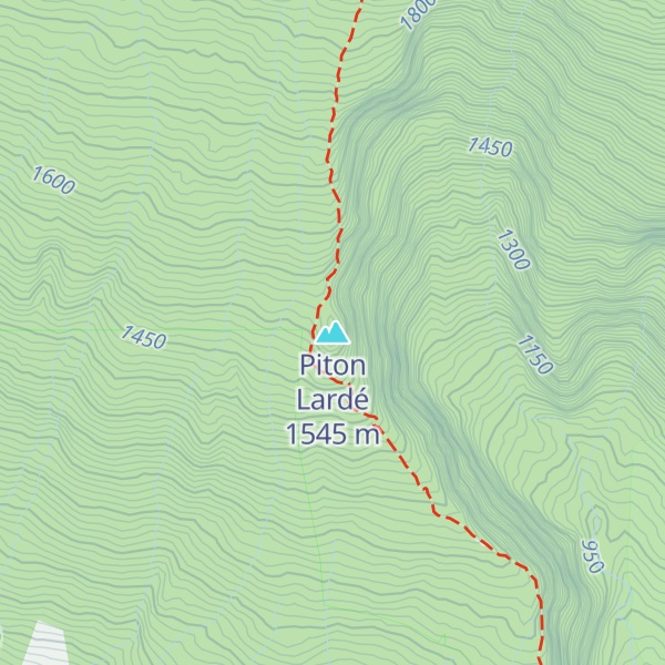 Map of Piton Lardé