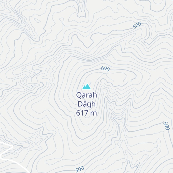 Map of Qarah Dāgh