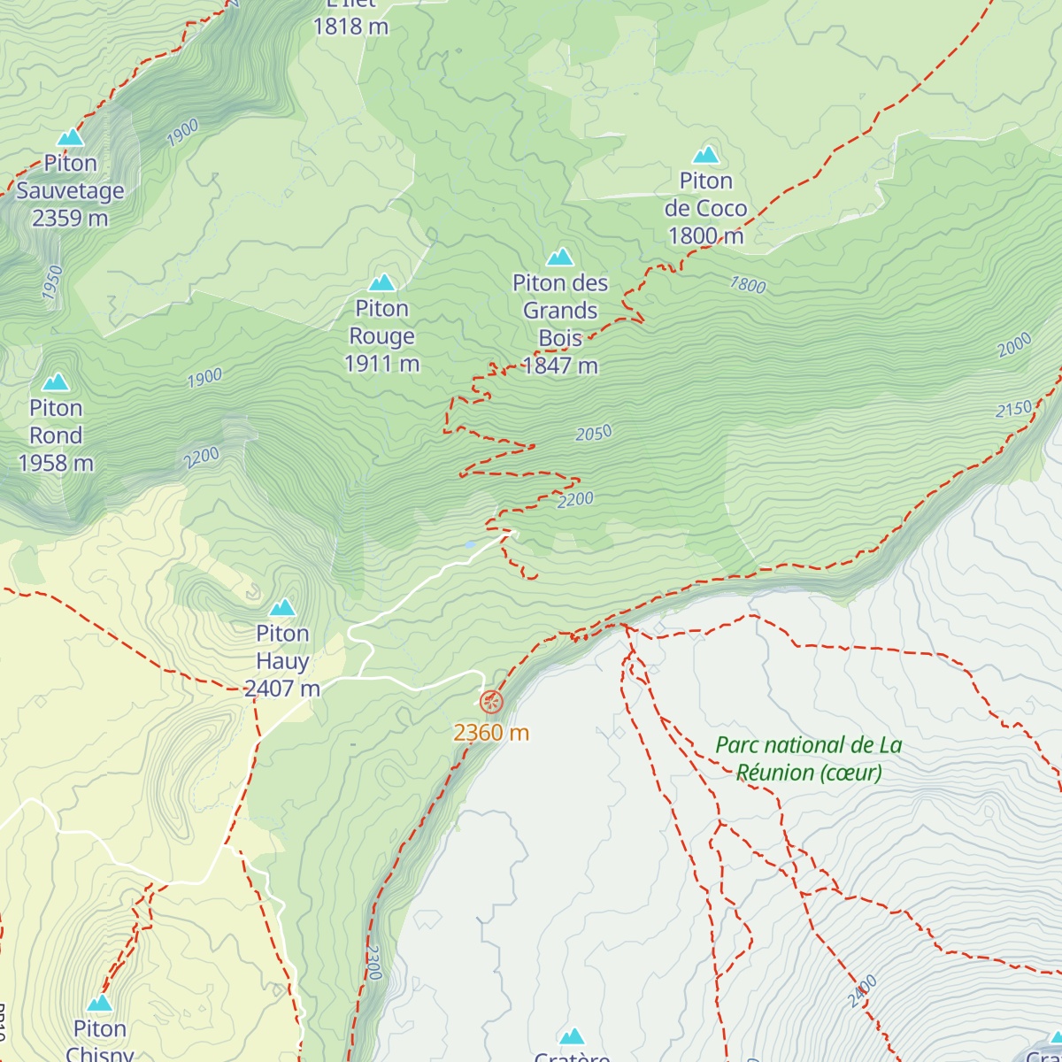 Gîte du Volcan map