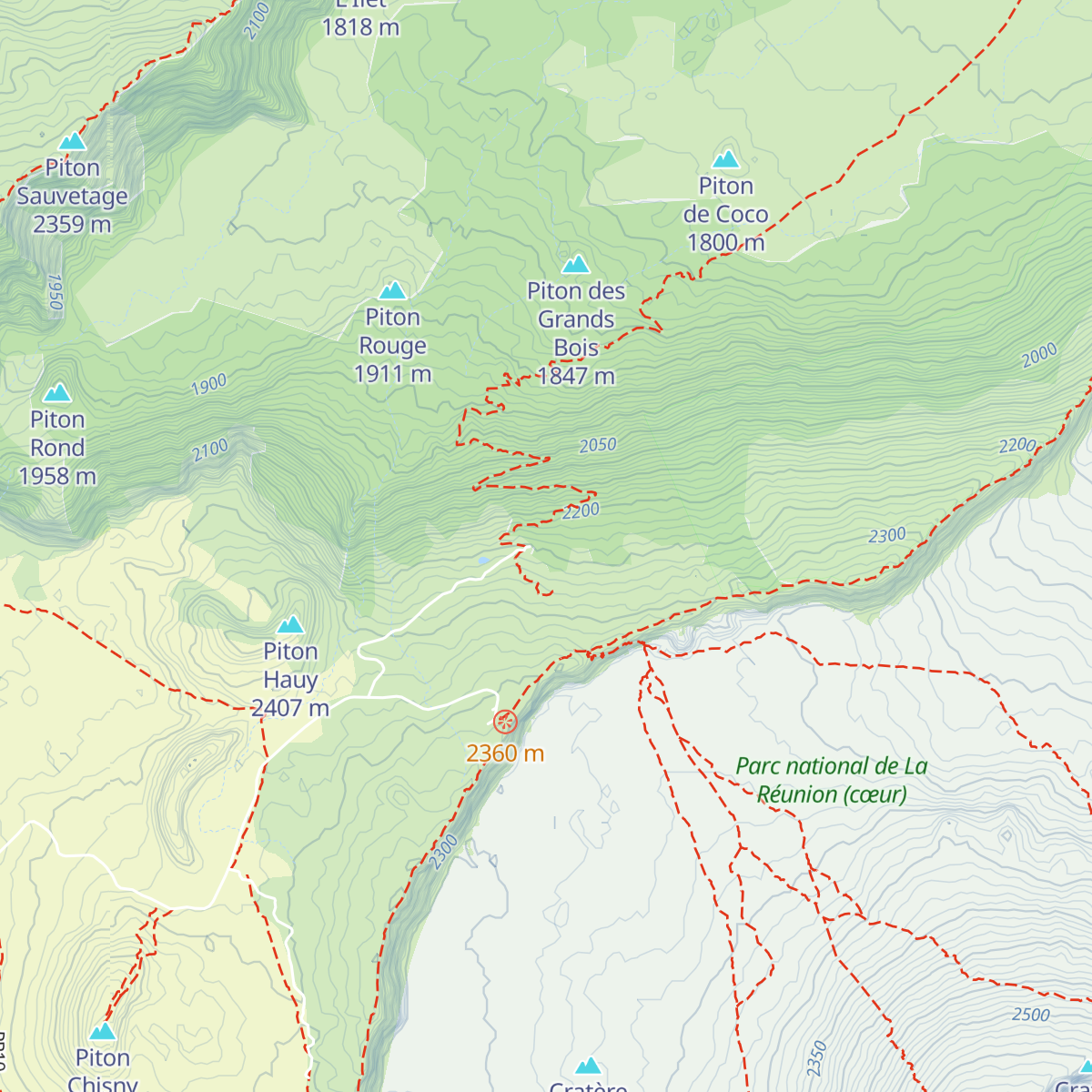 Gîte du Volcan map
